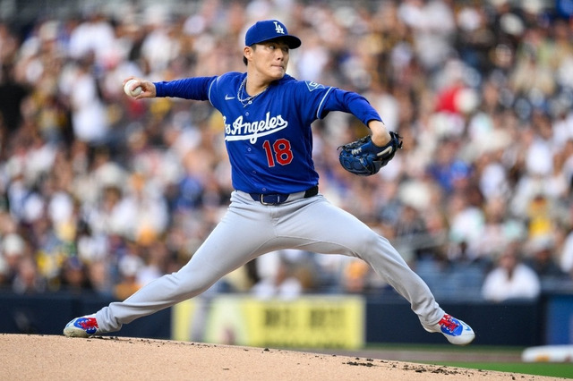 【MLB】「援護2点以下が5試合目」山本由伸、痛恨の“スミ1”で今季4敗目　7回1失点8奪三振の快投も報われず 画像