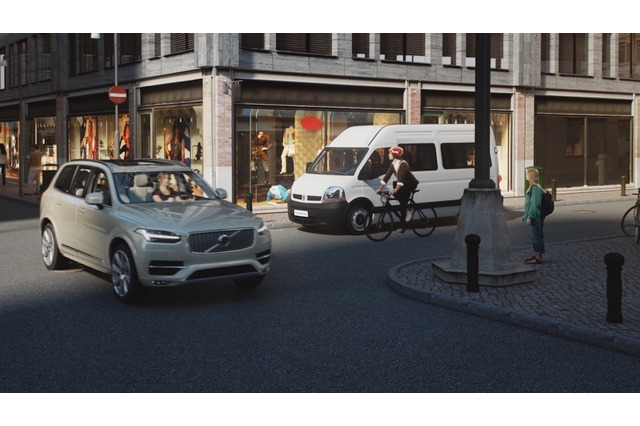 【CES15】ボルボカーズ、車と自転車の衝突防止システムを初公開 画像