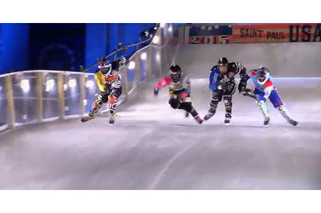 アイスホッケーとスケートショートトラックの要素を足して二で割ったタフなスピード競技…クラッシュドアイス 画像