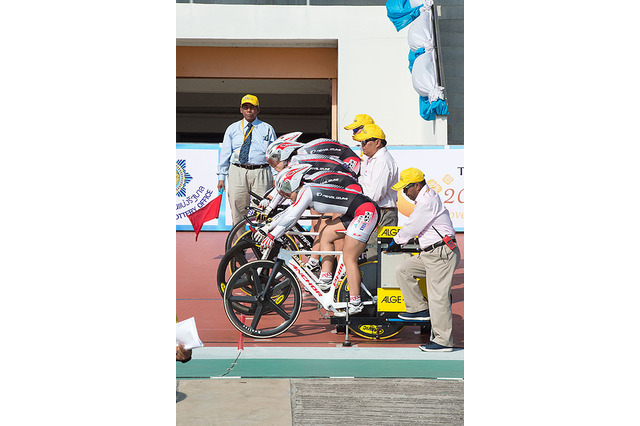 アジア選手権女子ジュニアチームパーシュートで日本は決勝に進出 画像