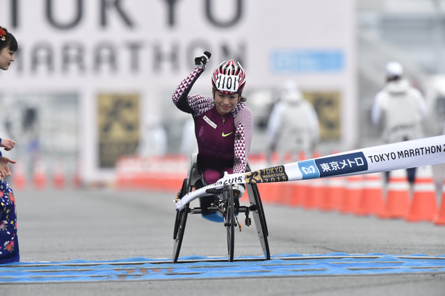 【東京マラソン15】東京マラソン車いすの部、結果…土田和歌子選手、8連覇達成 画像