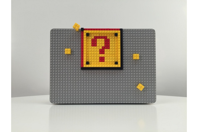 レゴブロックで楽しく遊べるMacbookカバー「BrickCase」…米パルアルト発 画像