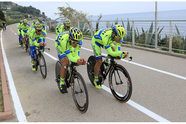 【ジロ・デ・イタリア15】コンタドールがチームTT試走「自転車専用道路だから狭い」 画像