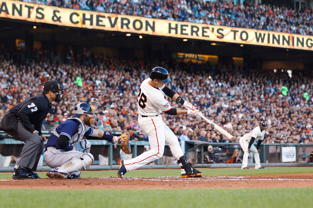 【MLB】青木、ペンス不在のジャイアンツ…ポージーの満塁弾で連敗ストップ 画像