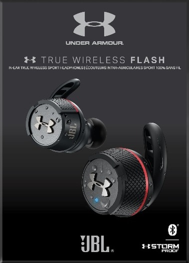 UA×JBL Bluetoothイヤホン TRUE WIRELESS FLASH-