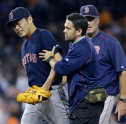 【MLB】レッドソックス・上原、打球が手首直撃も気迫のセーブ（c）Getty Images