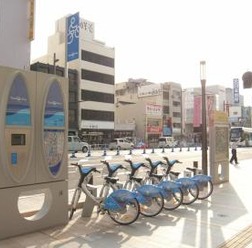 富山市に旅行の際は、環境にもやさしい自転車を利用しよう。