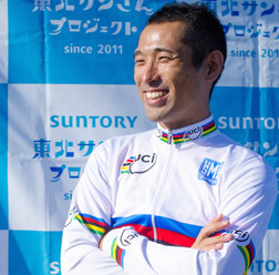 パラサイクリングロード世界チャンピオン、藤田征樹がツール・ド・東北に参加（2015年9月12日）