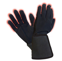 10秒で暖まるヒーター内蔵薄型手袋「ヒートハンズ」