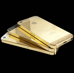 24K加工のカスタムiPhone5S