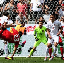 スイス代表シャキリ、スーパーゴールもEURO敗退に「結局あまり関係なかったね」（c）Getty Images