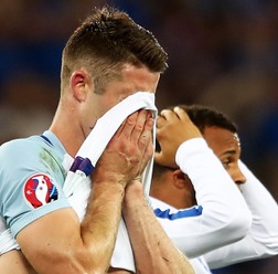 サッカーイングランド代表はアイスランド代表に敗れる（2016年6月27日）