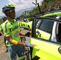 ツール・ド・フランス第9ステージでアルベルト・コンタドールがリタイア（2016年7月10日）