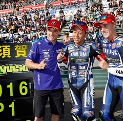 2年連続でポールポジションを獲得したYAMAHA FACTORY RACING TEAM