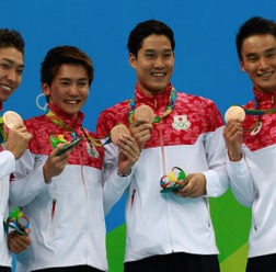 リオデジャネイロ五輪競泳男子800mリレーで日本代表が銅メダルを獲得（2016年8月9日）