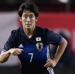 サッカー日本代表の永木亮太 参考画像（2016年11月11日）