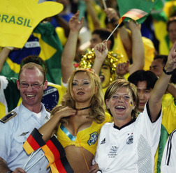 2002年・FIFAワールドカップ日韓大会の決勝「ブラジル対ドイツ」が行われた横浜スタジアム