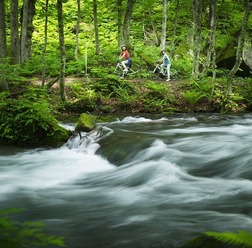 奥入瀬渓流を自転車で散歩する「渓流ポタリング」5月開催