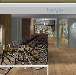 　東京都港区青山に自転車通勤ステーションとなる「ファンライドステーション」がオープンする。運営は自転車専門誌ファンライドを発行するアールビーズ（旧社名ランナーズ）。3月1日開店だが、2月15日からはバイクラック無料キャンペーンを実施。オープニングスタッフ