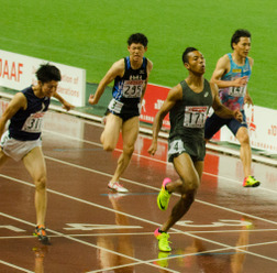 第101回日本陸上競技選手権大会、男子100m決勝でサニブラウン・ハキームが初優勝（2017年6月24日）