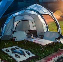 コールマン×Monro「INDIGO LABEL」が新商品のテント、チェア＆テーブル発売