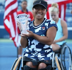 上地結衣、全米オープン車いすテニス女子シングルス優勝