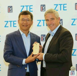 ZTE、米国男子PGAツアーと公式スマートフォン契約を締結