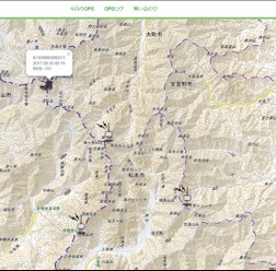 登山者の位置をリアルタイムに確認できる「TozanMap」開発