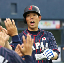 侍ジャパン・秋山翔吾は3安打2打点の活躍で勝利に貢献【写真：Getty Images】