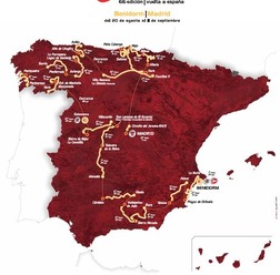 　第66回ブエルタ・ア・エスパーニャのコースが発表された。8月20日にベニドルムでの16kmチームタイムトライアルで開幕し、9月11日に首都マドリードにゴールする。全23日間で、総距離は3,295km。