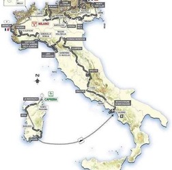 2007年5月12日に開幕する第90回ジロ・デ・イタリアのコースがミラノで発表された。スタートは地中海に浮かぶサルデーニャ島。移動日を経て大会5日目からイタリア本土での戦いが始まる。中盤戦でアルプスを越えてフランスへ。さらに終盤にはイタリア北東部に位置するドロ