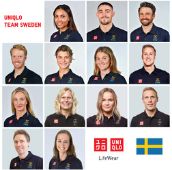ユニクロ、スウェーデンのトップアスリートと「ユニクロ チーム スウェーデン」結成