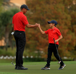 【ゴルフ】タイガー・ウッズの11歳息子は「恐れ知らず」　父のライバルが才能に太鼓判