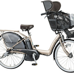 　ブリヂストンサイクルは、容量の大きい8.9Ah長生きバッテリーを搭載することで一充電あたりの走行距離を伸ばした3人乗り（幼児2人同乗）対応電動アシスト自転車「アンジェリーノ・ポッシュアシスタ」をはじめとするシリーズを3月1日から発売する。3月中旬からは首都圏