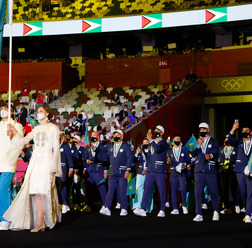 【東京五輪】カザフスタンが“お姫様旗手”の舞台裏動画を公開「私達の美しい旗手がお好きなんでしょう？」