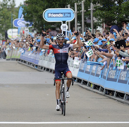 2014年ツアー・オブ・ブリテン第5ステージ、マティアス・ブランドル（IAMサイクリング）が優勝