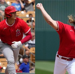 【MLB】大谷翔平と二枚看板を形成するノア・シンダーガードが初登板で快投　MLB公式も2人を「最強デュオ」に選出