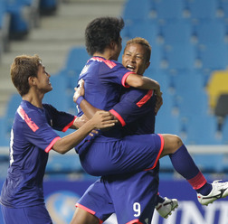 アジア大会、U-21日本代表vsクウェート（2014年9月14日）（c）Getty Images
