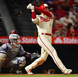 【MLB】大谷翔平、今季13号2ランは打球速度183キロの“高速”ロケット弾　初回にも適時二塁打で躍動