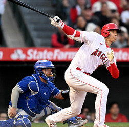 【MLB】大谷翔平、反撃の狼煙・右翼線への技あり二塁打　トラウト逆転弾でエ軍が打撃戦を制す