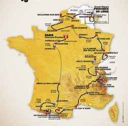 　第99回ツール・ド・フランスが6月30日にベルギーのリエージュで開幕する。コースはS字を描くようにフランスを巡る。大会9日目にスイスを訪問。中盤にアルプス山脈、終盤にピレネー山脈が待ち構える。プロローグと20ステージ。総距離およそ3,500km。