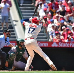 【MLB】大谷翔平、6回5失点も今季4勝目　単打、二塁打、三塁打…第5打席の“大飛球”に本拠地ファン熱狂