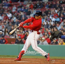 【MLB】吉田正尚、グリーンモンスター直撃11試合連続安打で公式サイトは新人パワーランキング6位に選出