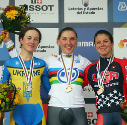 2014年UCIロード世界選手権・女子エリート個人TT、リサ・ブレナー（ドイツ）が優勝