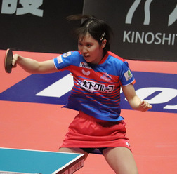 平野美宇、2ゲーム失うも意地の逆転勝利　パリ選考レース続く今後は「コンディションより気持ちの勝負」【Tリーグ】