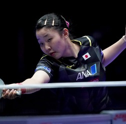 “エース”早田ひな、デビューの張本美和が圧巻ストレート　日本女子がルクセンブルクに2－0リード【世界卓球】