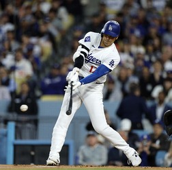 【MLB】大谷翔平、スプリット強振“2試合連続”二塁打でチャンス拡大　スミスの犠飛で生還
