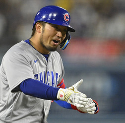 【MLB】今季初4番の鈴木誠也、バックスクリーンへ8号ソロ　通算42本塁打は“カブスの先輩”に並ぶ、メジャー自身最速ペースで量産中