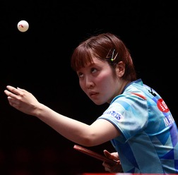 平野美宇、第2ゲーム奪われるも後半は圧倒　フランスの38歳ベテランに3－1勝利で2連勝【ITTFワールドカップ2024】