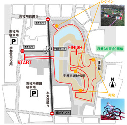 2014ジャパンカップシクロクロス公式レースのコース図